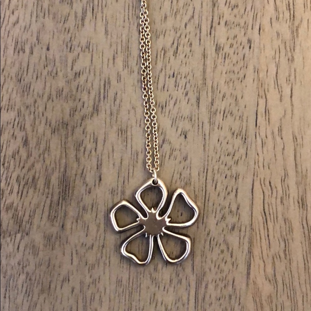 Tiffany & Co. Flower pendant necklace